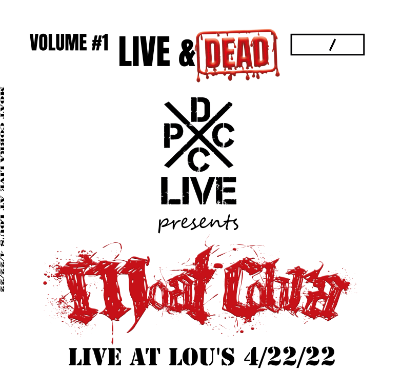 Moat Cobra artwork DCXPC Live & Dead Vol. 1